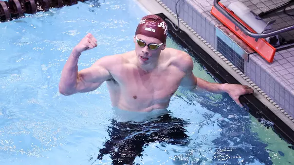 COLLEGE STATION, TX - October 17, 2025 - \sd during the game between the TCU Horned Frogs and the Texas A&M Aggies at Rec Center Natatorium in College Station, TX. Photo By Julianne Shivers/Texas A&M Athletics