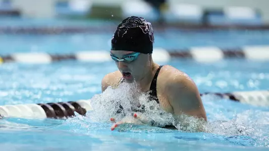 COLLEGE STATION, TX - January 18, 2025 - During the game between the LSU Tigers and the Texas A&M Aggies at Rec Center Natatorium in College Station, TX. Photo By Evan Pilat/Texas A&M Athletics
