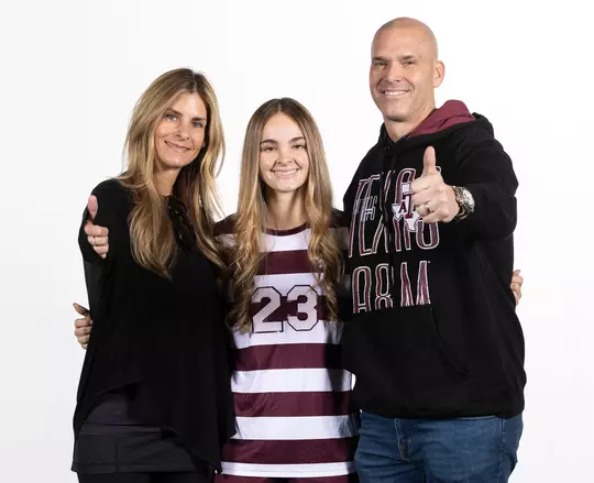 COLLEGE STATION, TX - November 26, 2024 - During recruiting visit in College Station, TX. Photo By Rachel Mahan/Texas A&M Athletics