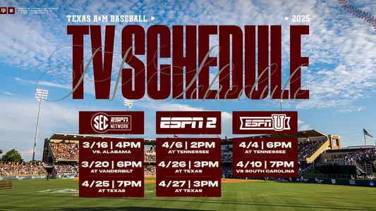 Baseball TV Schedule