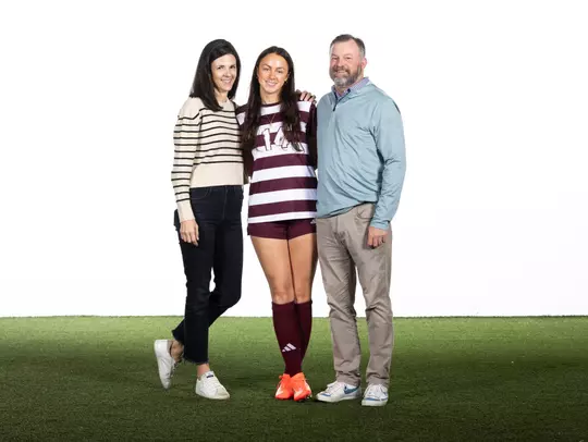 COLLEGE STATION, TX - December 14, 2024 - during Texas A&M Aggies Soccer Recruiting in College Station, TX. Photo By Ethan Mito/Texas A&M Athletics