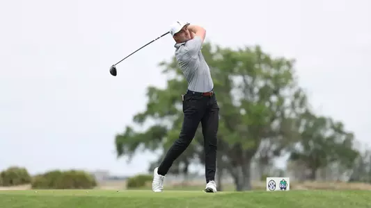 Michael Heidelbaugh out for a drive at the SEC Championships