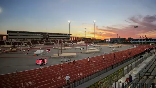 COLLEGE STATION, TX - April 05, 2024 - during the Texas A&M Track and Field 44 Farms Team Invitational at EB Cushing Stadium in College Station, TX. Photo By Jonathan Taffet/Texas A&M Athletics