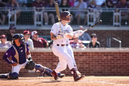 COLLEGE STATION, TX - May 03, 2025 - Outfielder Caden Sorrell #13 of the Texas A&M Aggies during the game between the LSU Tigers and the Texas A&M Aggies at Blue Bell Park in College Station, TX. Photo By Ethan Mito/Texas A&M Athletics
