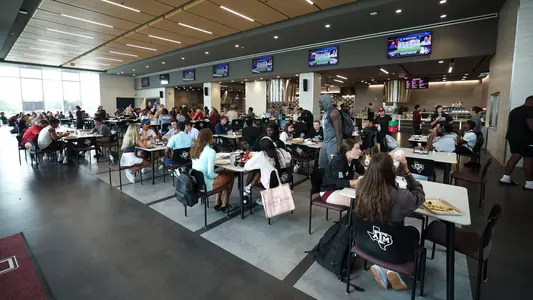 Clark Nutrition Center - wide shot of dining area