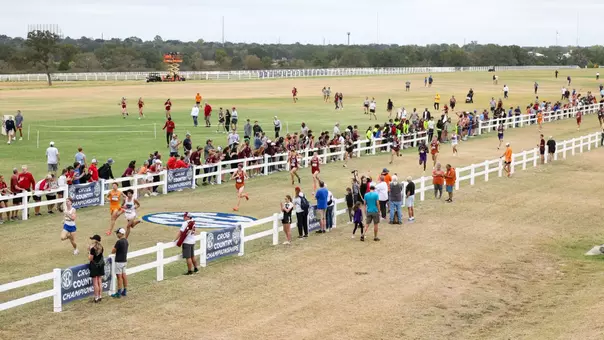 COLLEGE STATION, TX - November 01, 2024 - during the SEC Championship at Watts Cross Country Course in College Station, TX. Photo By Wesley Bowers/Texas A&M Athletics