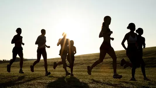 COLLEGE STATION, TX - September 02, 2025 - During Cross Country Practice in College Station, TX. Photo By Julianne Shivers/Texas A&M Athletics