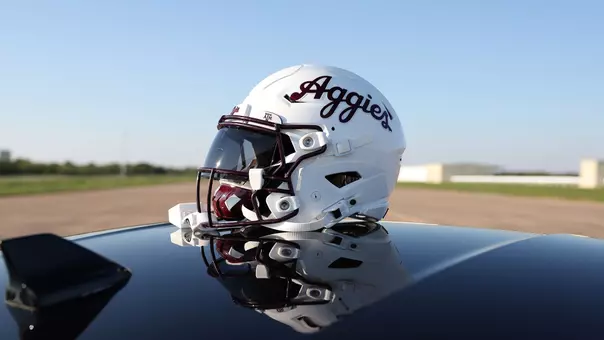 Script Aggies Helmet
