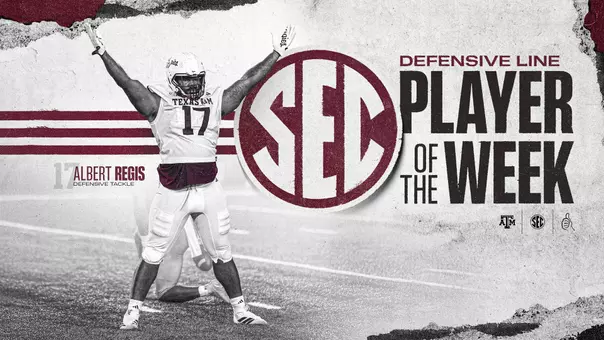 Albert Regis DL Player of the Week