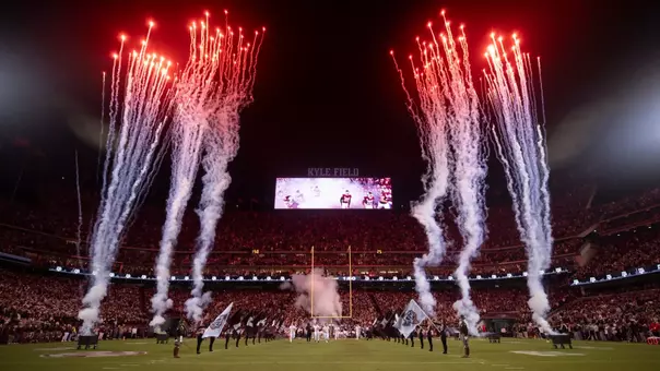 COLLEGE STATION, TX - November 11, 2023 - During the game between the Mississippi St. Bulldogs and the Texas A&M Aggies at Kyle Field in College Station, TX. Photo By Evan Pilat/Texas A&M Athletics