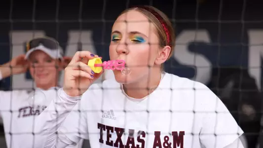 ATHENS, GA - May 09, 2025 - Frankie Vrazel #8 of the Texas A&M Aggies during the game between the Texas Longhorns and the Texas A&M Aggies at Jack Turner Stadium in Athens, GA. Photo By Evan Pilat