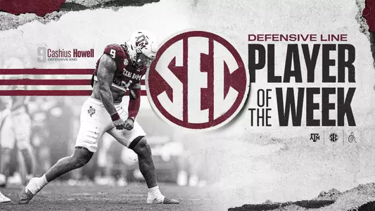 Cashius Howell SEC Defensive POTW