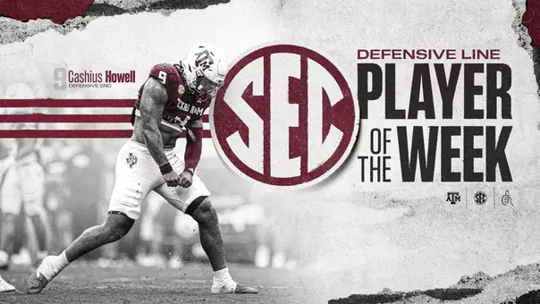 Cashius Howell SEC Defensive POTW