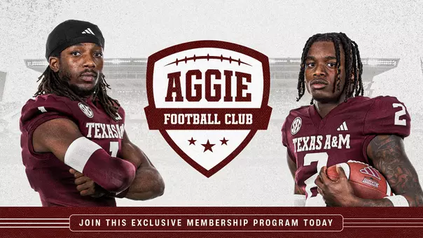 Texas A&M Athletics announced Monday the launch of the Aggie Football Club, an exclusive new membership program.