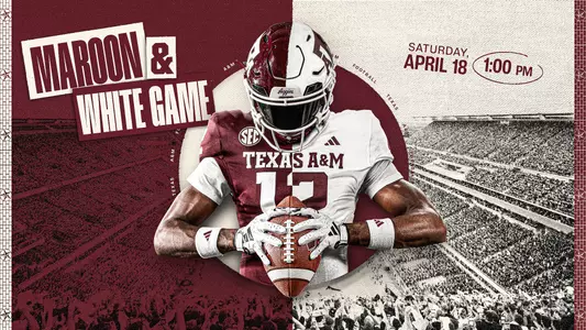 Texas A&M football announced Saturday that its annual Maroon & White Game is set for April 18.