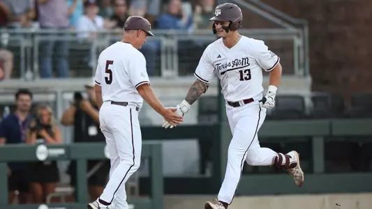 Sorrell & Pennington Home Run High Five TCU Scrimmage