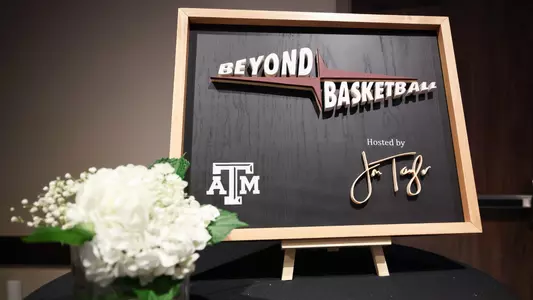 COLLEGE STATION, TX - October 09, 2024 - During Texas A&M Aggies Women’s Basketball Beyond Basketball in College Station, TX. Photo By Ethan Mito/Texas A&M Athletics