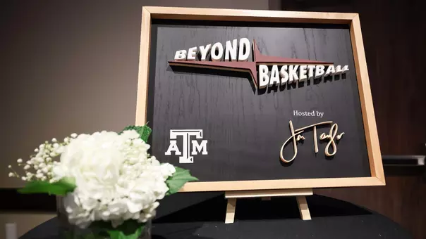 COLLEGE STATION, TX - October 09, 2024 - During Texas A&M Aggies Women’s Basketball Beyond Basketball in College Station, TX. Photo By Ethan Mito/Texas A&M Athletics