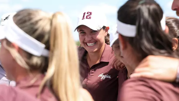 COLLEGE STATION, TX - April 08, 2026 - Vanessa Borovilos of the Texas A&M Aggies during the ?Mo? Morial Golf Invitational at Traditions Club in College Station, TX. Photo By Ethan Mito/Texas A&M Athletics