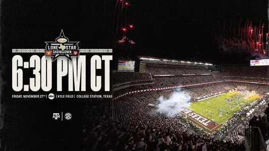 ESPN, in conjunction with the SEC, announced Tuesday the kickoff time for this year’s Cotton Holdings Lone Star Showdown between Texas A&M and Texas.