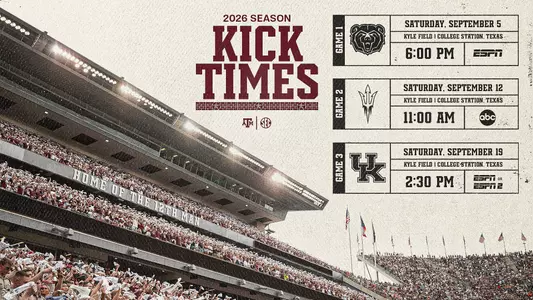 Kick times graphic weeks 1-3