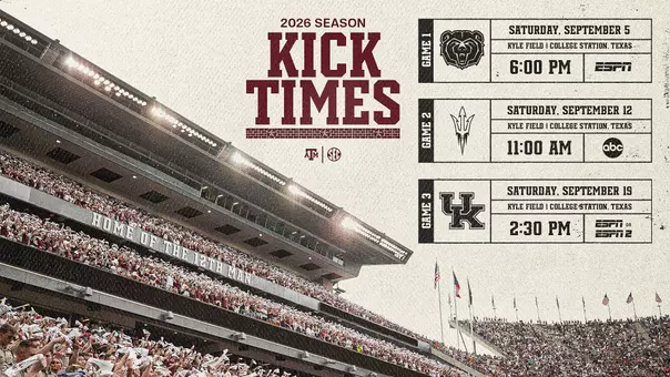 Kick times graphic weeks 1-3
