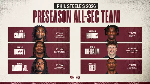 Phil Steele 2026 Preseason All-SEC Team