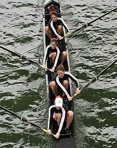 Rowing first varsity 4 boat