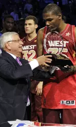 Kevin Durant 2012 NBA All-Star Game MVP Award