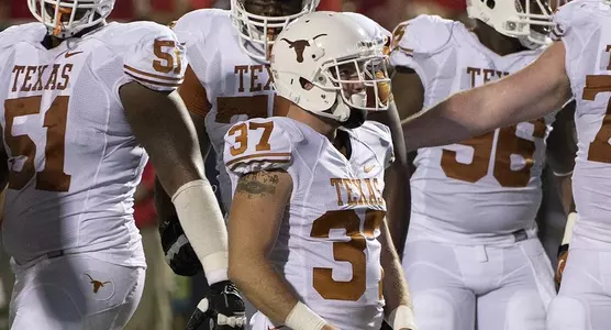 Nate Boyer snapping in 2012