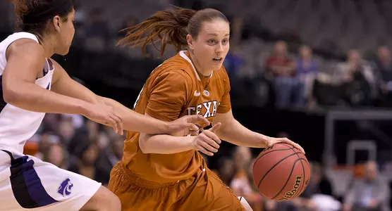 Chassidy Fussell dribbling