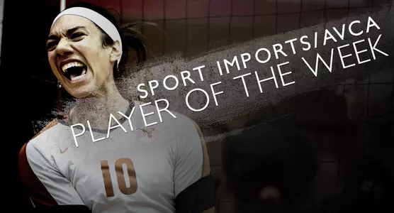 Haley Eckerman Sports imports / AVCA player of week