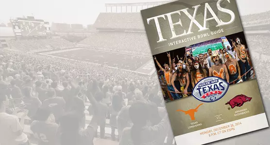 2014 AdvoCare V100 Texas Bowl: Texas Football vs. Arkansas interactive bowl guide
