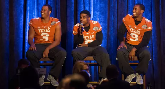 Jordan Hicks, Quandre Diggs and John Harris