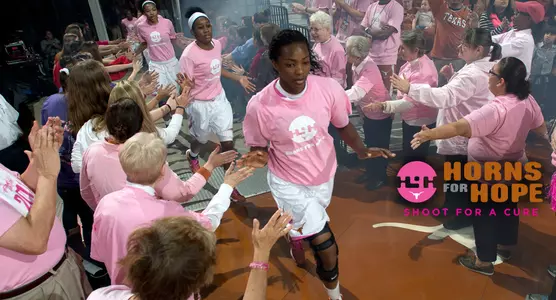 Women's Basketball - Horns for Hope - Shoot for a Cure