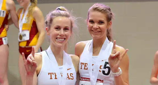 140301 Olivia Mickle, Megan Siebert at Big 12