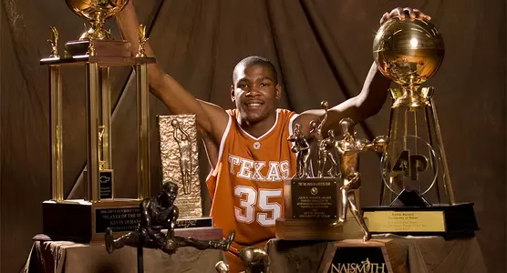 kevin durant with trophies
