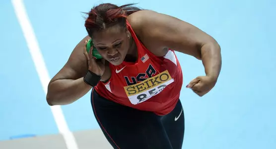 140308 Michelle Carter at IAAF Indoor Championships