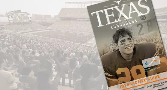 Texas Football Digital Guide presented by Austin American-Statesman for Kansas game
