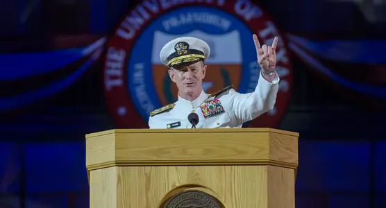 UT System Chancellor Admiral William McRaven