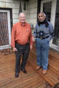 150227 Howard Moon and Duke Washington meet
