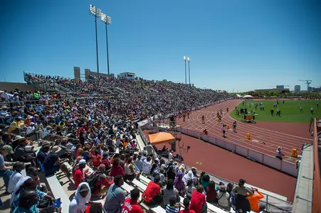 Texas Relays crowd at Myers Stadium
