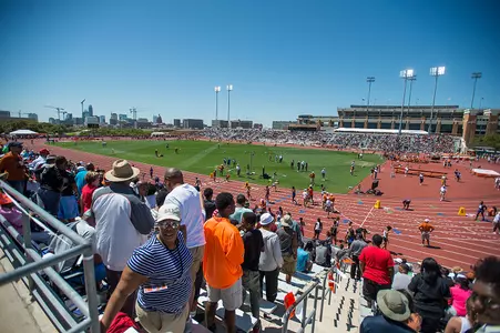 Texas Relays crowd at Myers Stadium