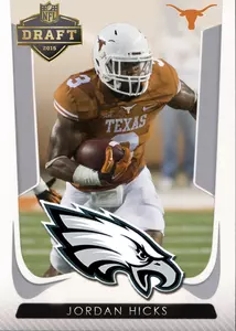 150501 Jordan Hicks - NFL Draft trading card