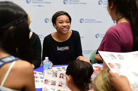 Imani at the Orthopedic Institute in LA.