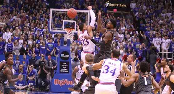MBB tipoff at Kansas