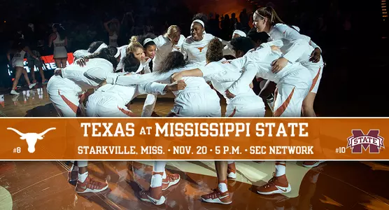 Texas vs. Mississippi State WBB Preview Image