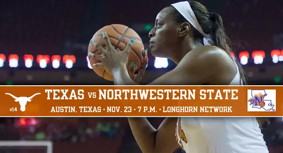Texas vs. Northwestern State Preview Graphic