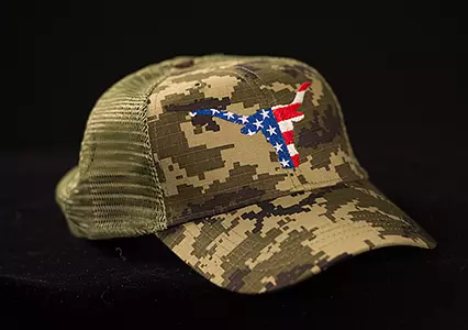 Stars and Stripes camo hat