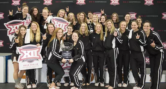 Big 12 women's swimming and diving champions